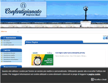Tablet Screenshot of confartigianatobari.it